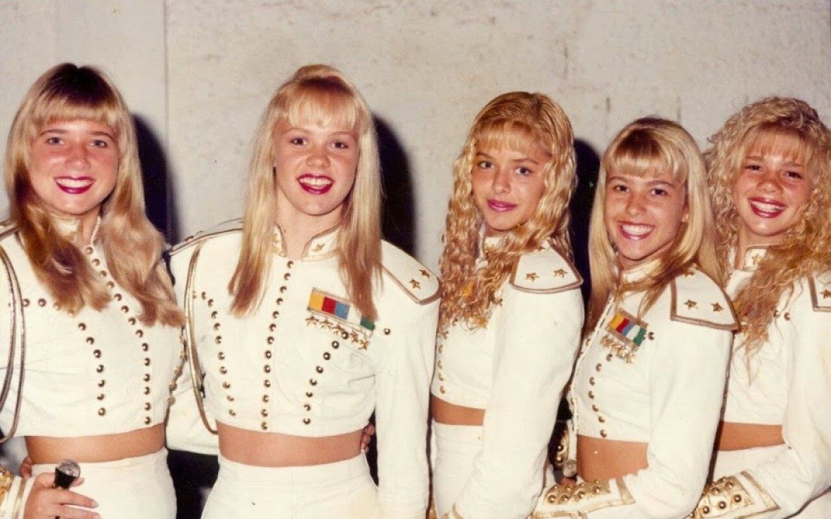 Pituxita em seus tempos de paquita - Assessoria