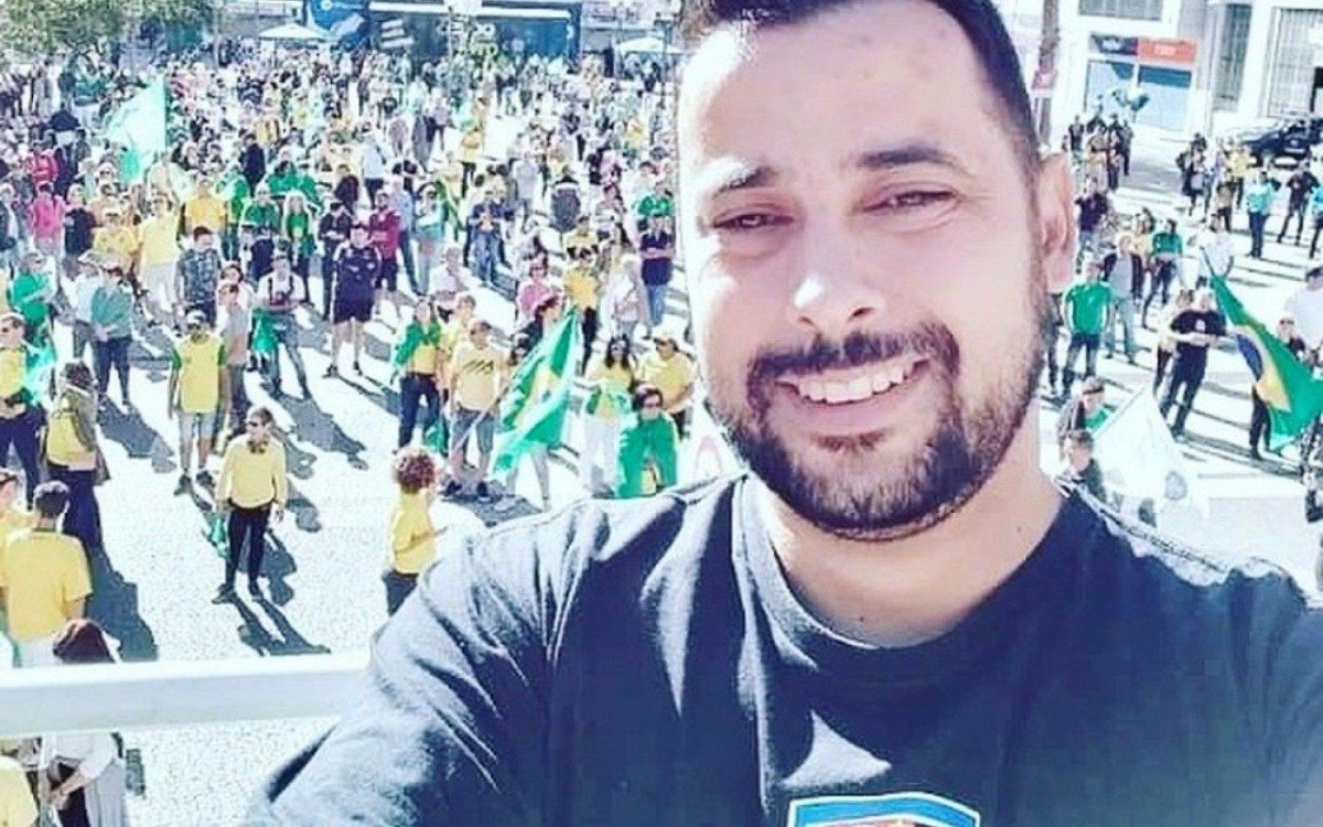 Thiago Andrade, de 36 anos, era militante bolsonarista e esteve presente em atos favoráveis ao presidente da República - Reprodução/Instagram