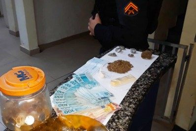 Bom Jesus do Itabapoana: Suspeito é preso com drogas em residência