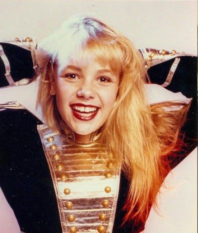 Pituxita em seus tempos de paquita - Assessoria