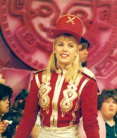 Pituxita em seus tempos de paquita - Assessoria