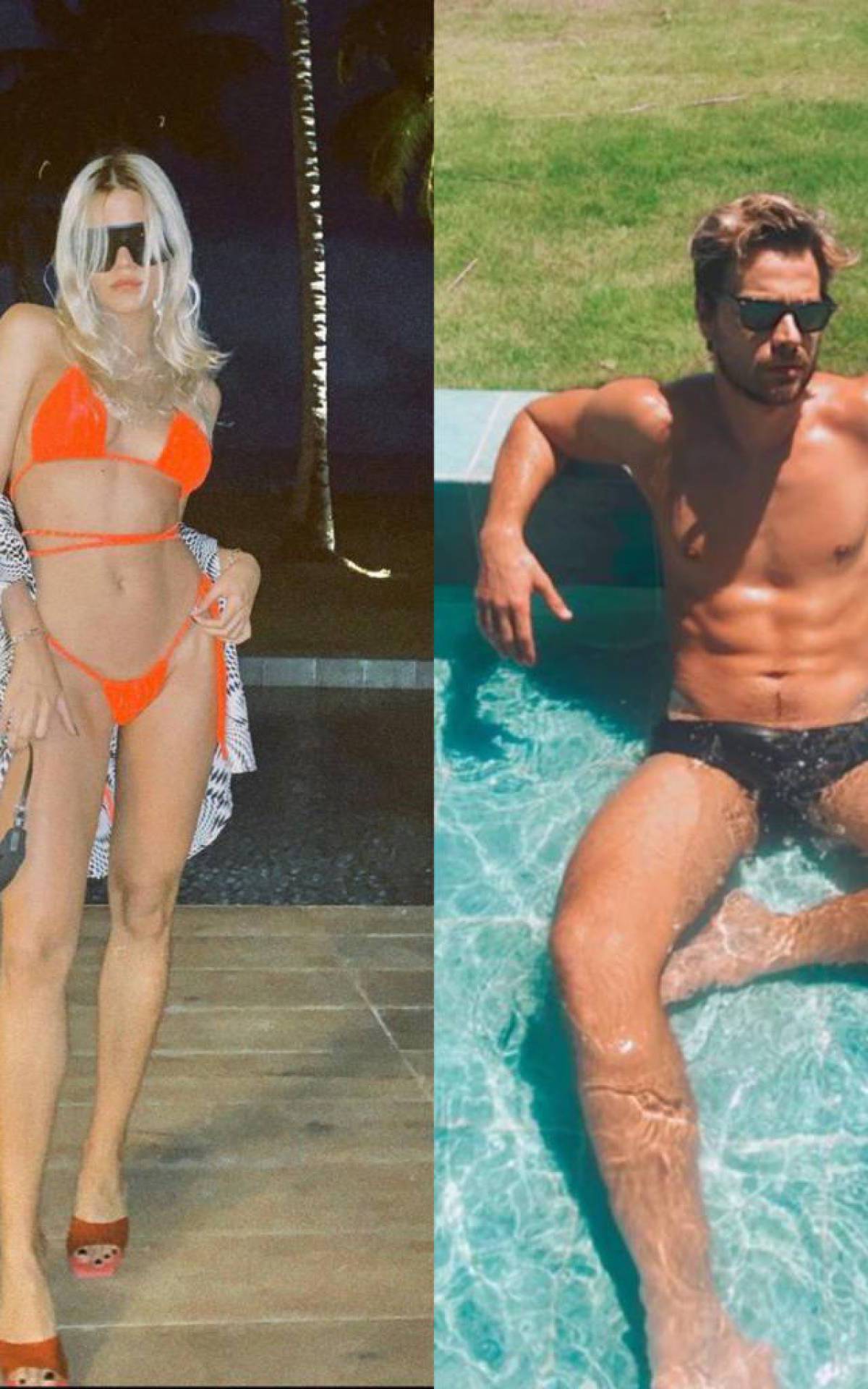 Antônia Morais e Paulo Dalagnloli juntos na mansão da família da atriz em São Miguel dos Milagres - Reprodução Instagram 