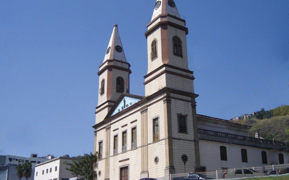 Fachada da paróquia que leva o nome do padroeiro