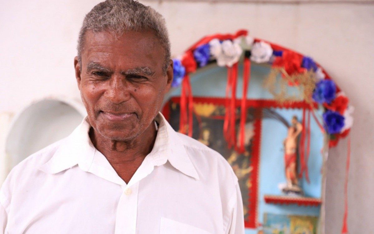 Mestre Pedro, principal nome da Folia de Reis em São João de Meriti - Divulgação