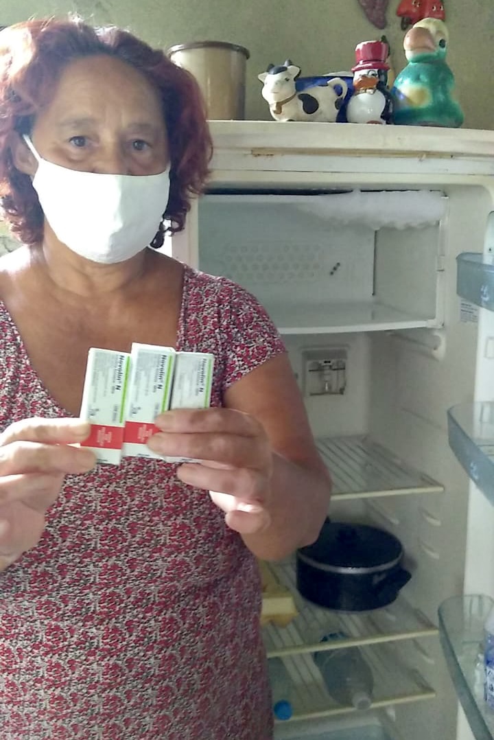 Dona Maria das Neves, 60 anos, moradora da Baixada, São João de Meriti