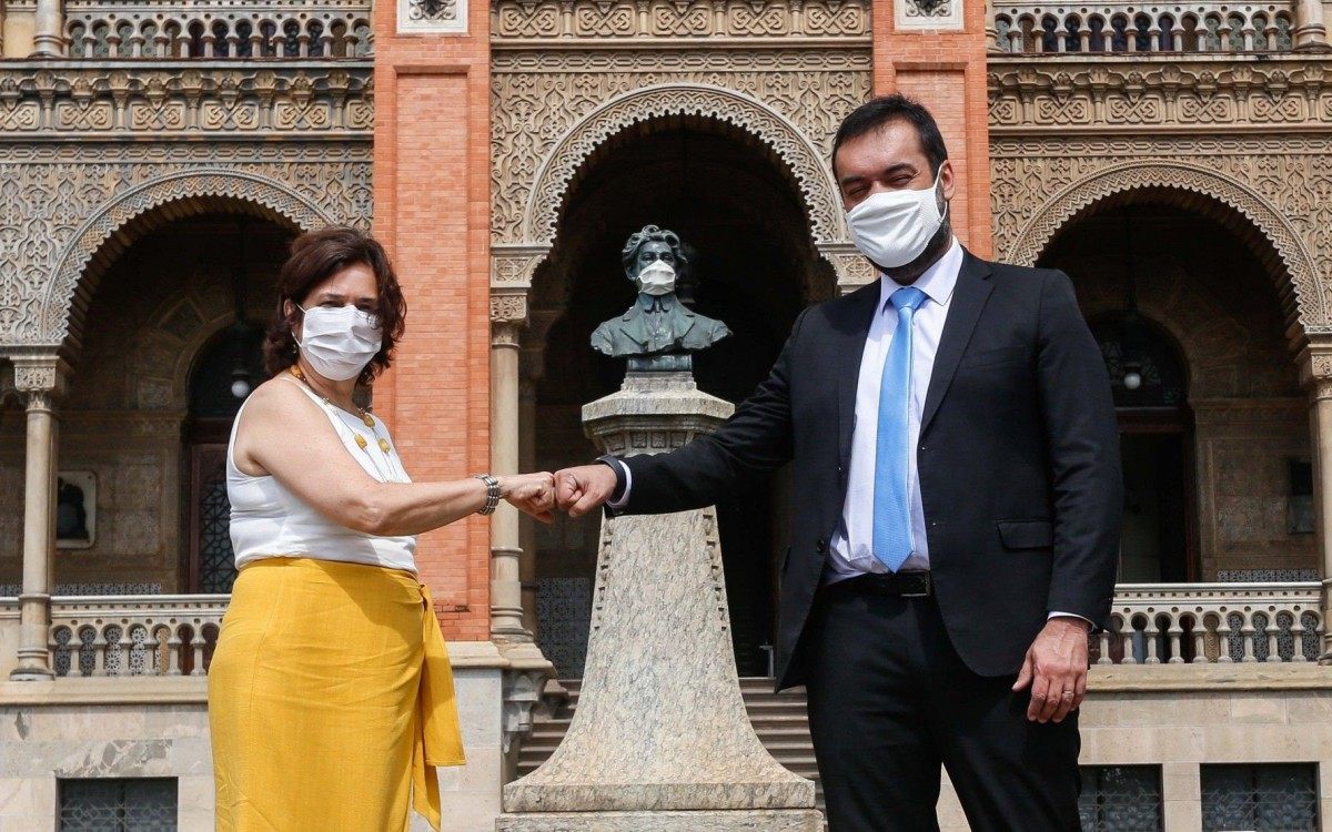 Governador em exercício, Cláudio Castro, participa de Reunião e visita ao centro de diagnóstico de Covid e Bio-Manguinhos - Fiocruz - Rogerio Santana