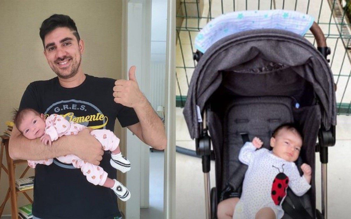 Marcelo Adnet mostra uma foto da filha Alice
 - Reprodução/Instagram