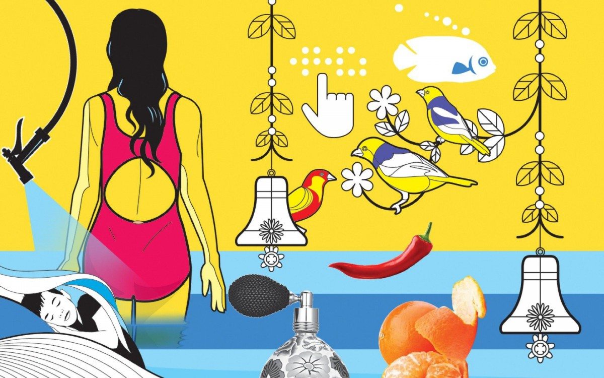 "Os sons da nossa natureza &mdash; p&aacute;ssaros, assobios ou um tom de voz mais caracter&iacute;stico &mdash; tamb&eacute;m ficam gravados na nossa mem&oacute;ria e basta fecharmos os olhos para que eles ecoem novamente" - Arte Kiko