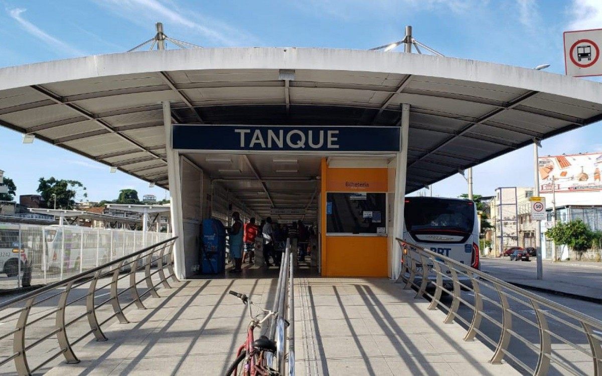 BRT Rio reabre módulo expresso da estação Tanque  - Divulgação 