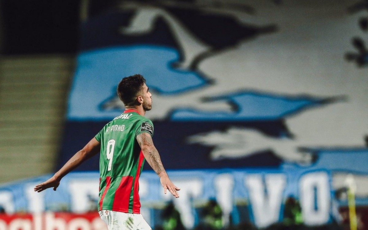 Rodrigo Pinho, atacante do Marítimo - Divulgação