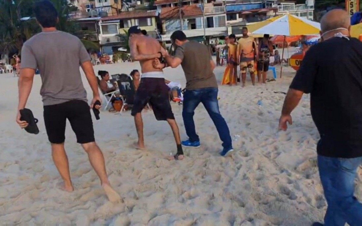 Criminoso estava na praia de Itaipu - Imagem Internet