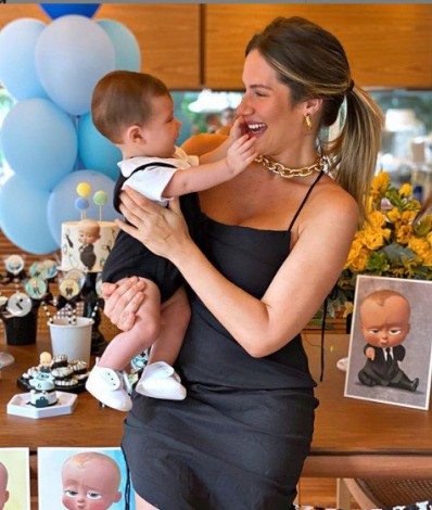 Giovanna Ewbank faz festinha para Zyan - reprodução do instagram