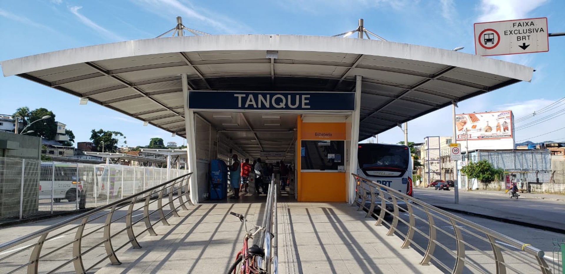 BRT reabre m&oacute;dulo expresso da esta&ccedil;&atilde;o Tanque nesta sexta-feira