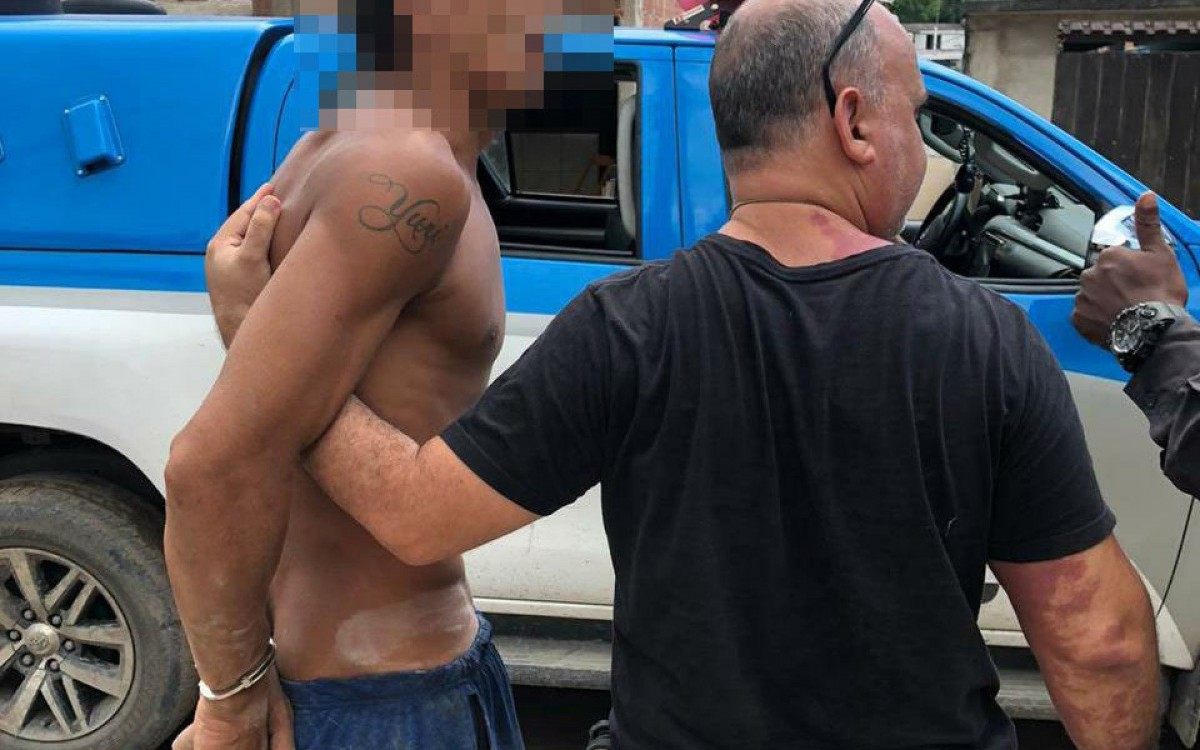 Criminoso estava escondido na casa de parentes - Imagem Divulgação