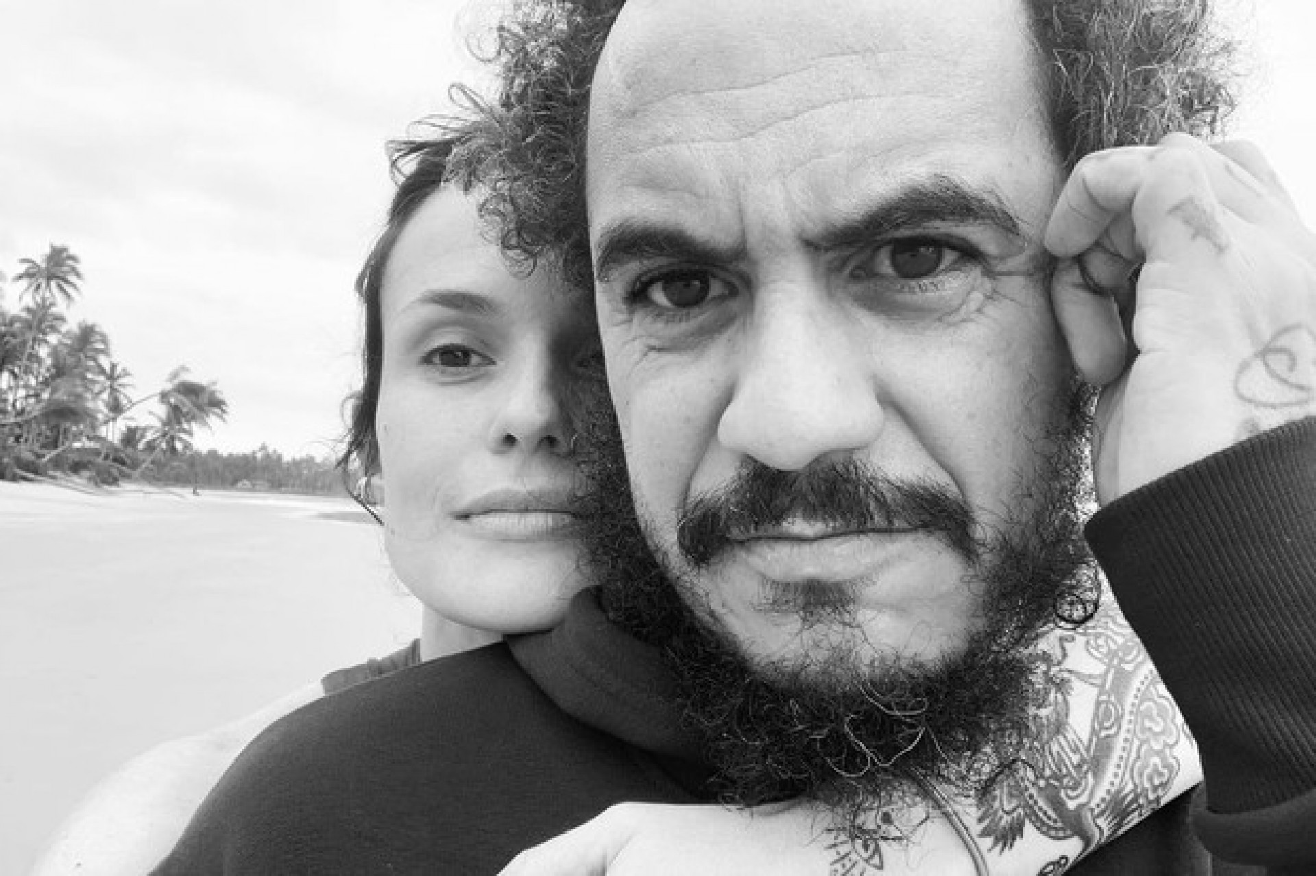 Marcelo D2 e a mulher - reprodução do instagram