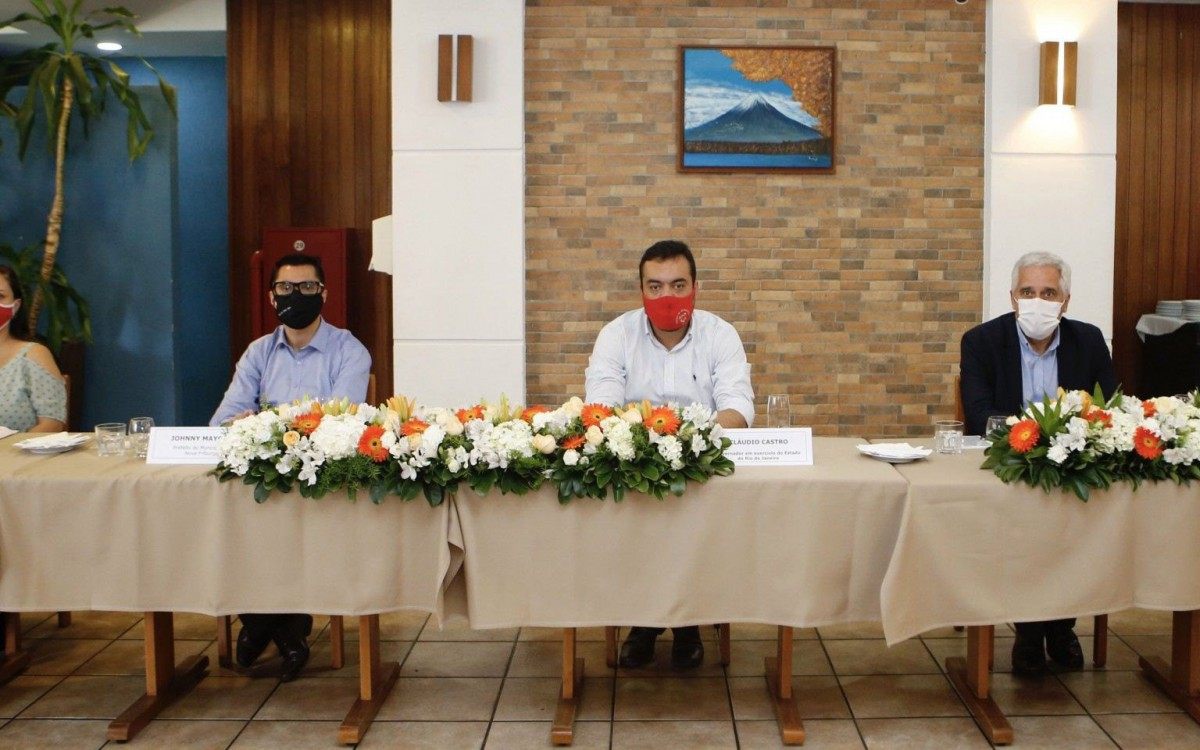 Reuni&atilde;o com empres&aacute;rios locais de Nova Friburgo