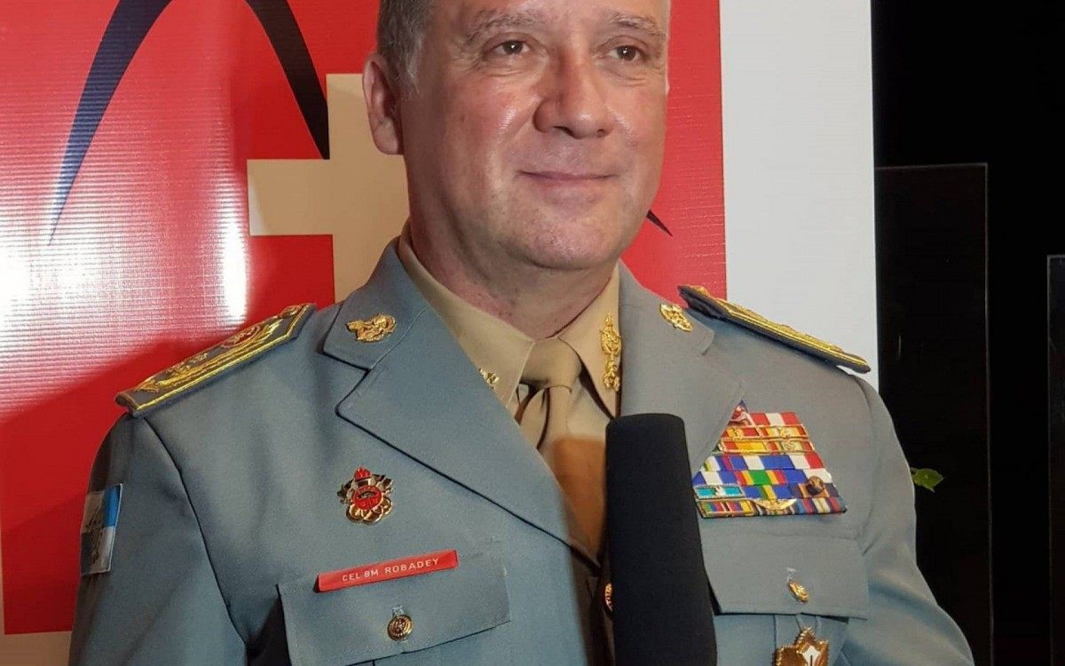 Coronel Roberto Robadey, ex-comandante geral do Corpo de Bombeiros RJ, ex-secretário de Defesa Civil