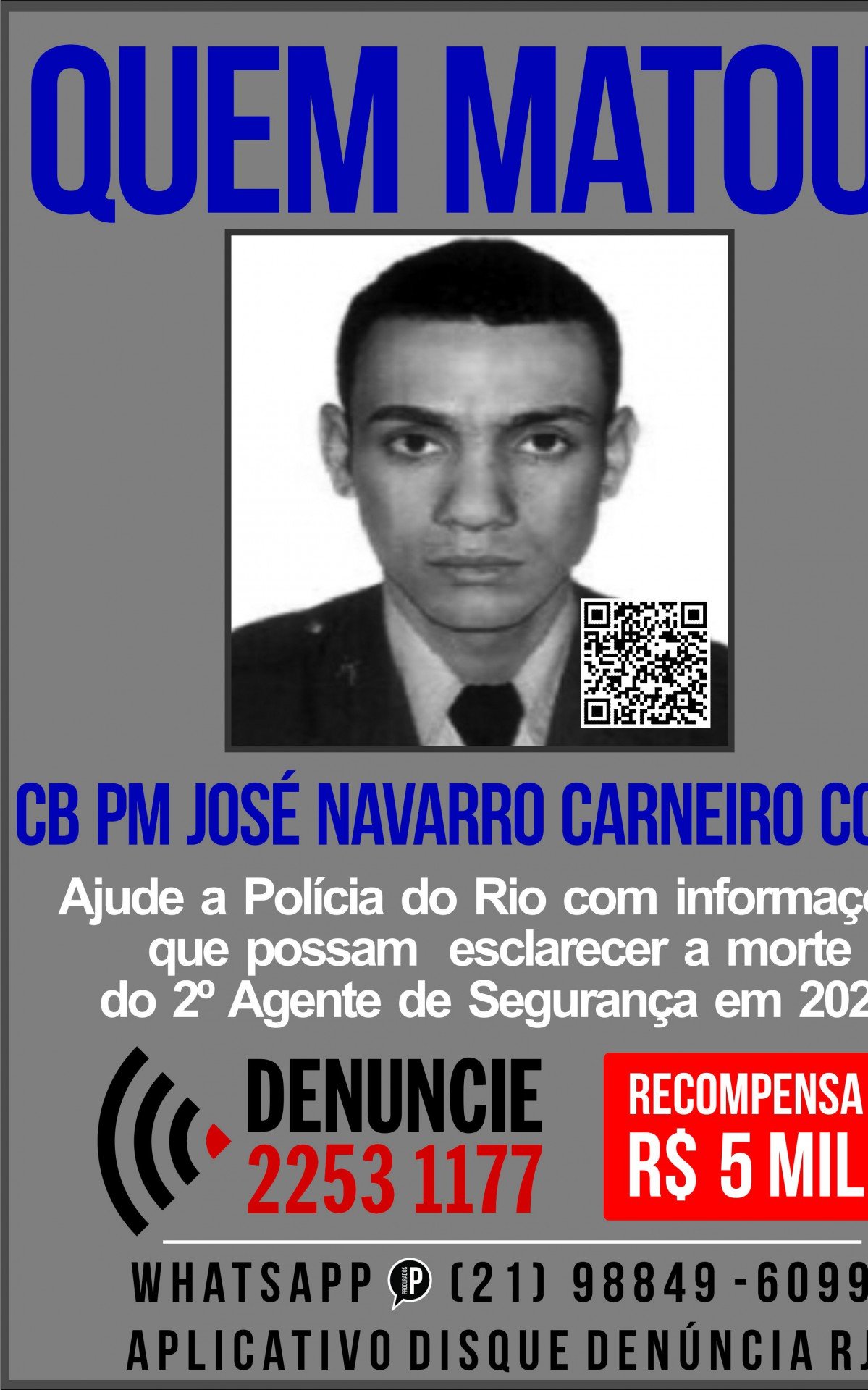 Todas as informações sobre a morte de José Navarro serão encaminhadas para DHBF e PMERJ - Raphael Lima / Divulgação 