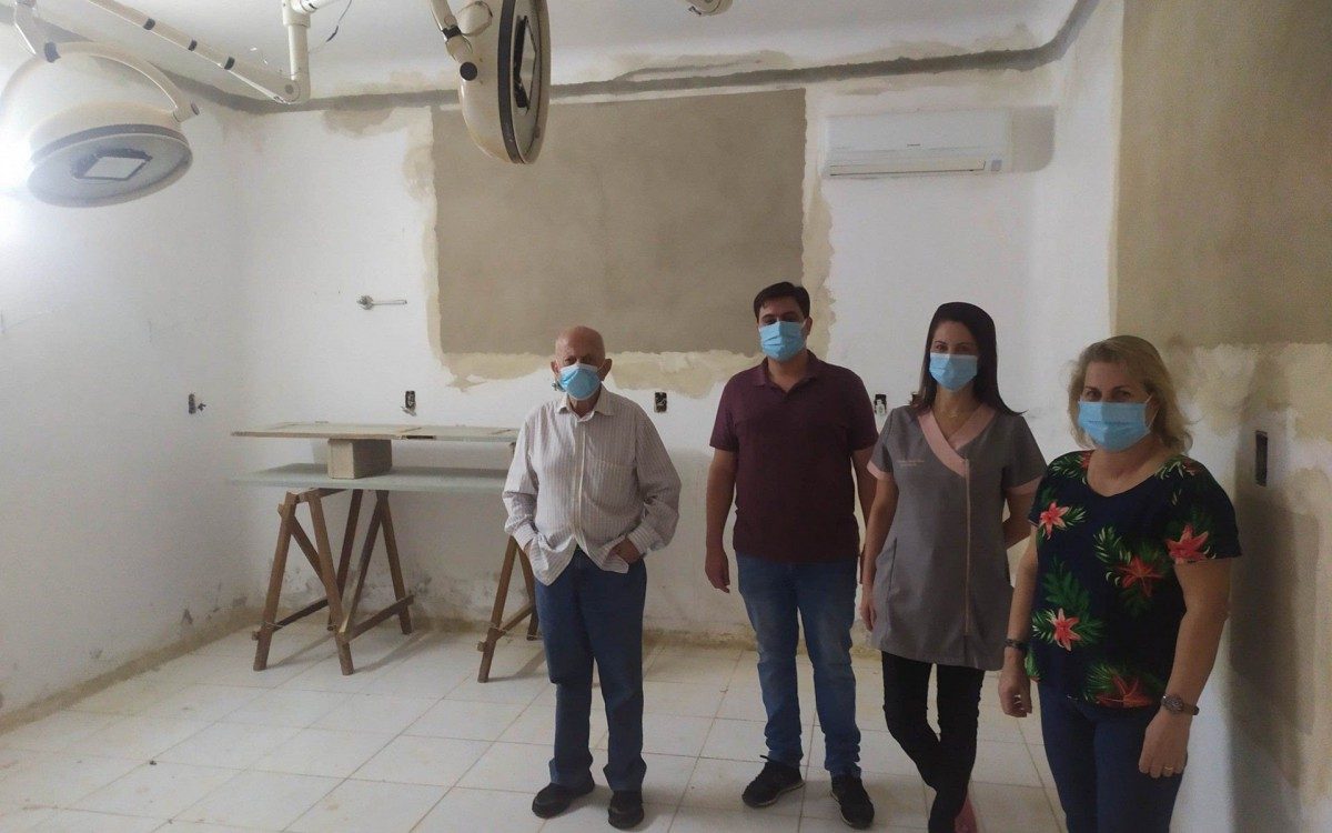 Prefeitura de Varre-Sai reforma Hospital Municipal São Sebastião.