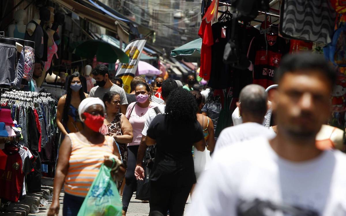 Rio de Janeiro 11/01/2021 - Movimentação na Saara. Foto: Luciano Belford/Agencia O Dia - Luciano Belford/Agencia O Dia