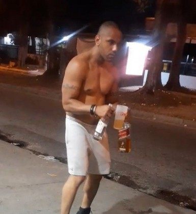 Jo&atilde;o Maur&iacute;cio Correia Passos momentos antes do acidente - Reprodu&ccedil;&atilde;o