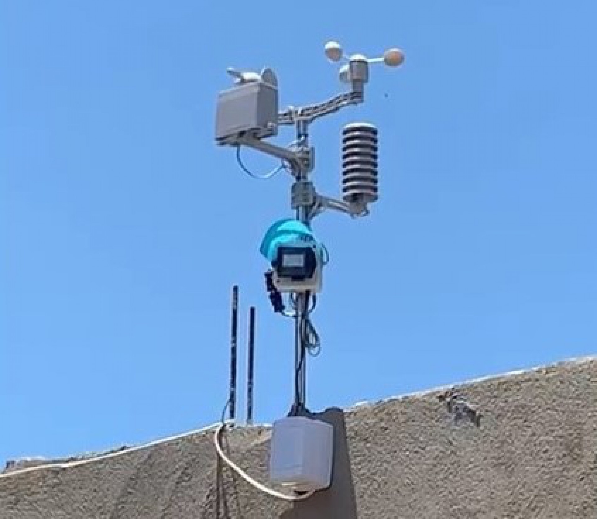 Esta&ccedil;&atilde;o meteorol&oacute;gica j&aacute; est&aacute; funcionando, desde o dia 16 de dezembro de 2019, na Escola Agr&iacute;cola - Divulga&ccedil;&atilde;o