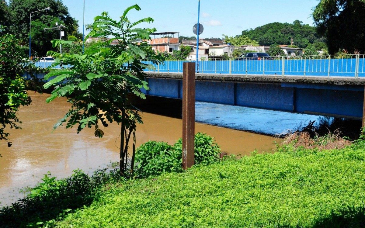Rio Paraíba do Sul está com nível acima do normal - Geraldo Gonçalves/ PMVR