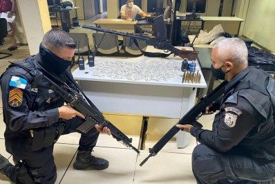 PM apreende arma de guerra capaz de derrubar helicópteros na Baixada