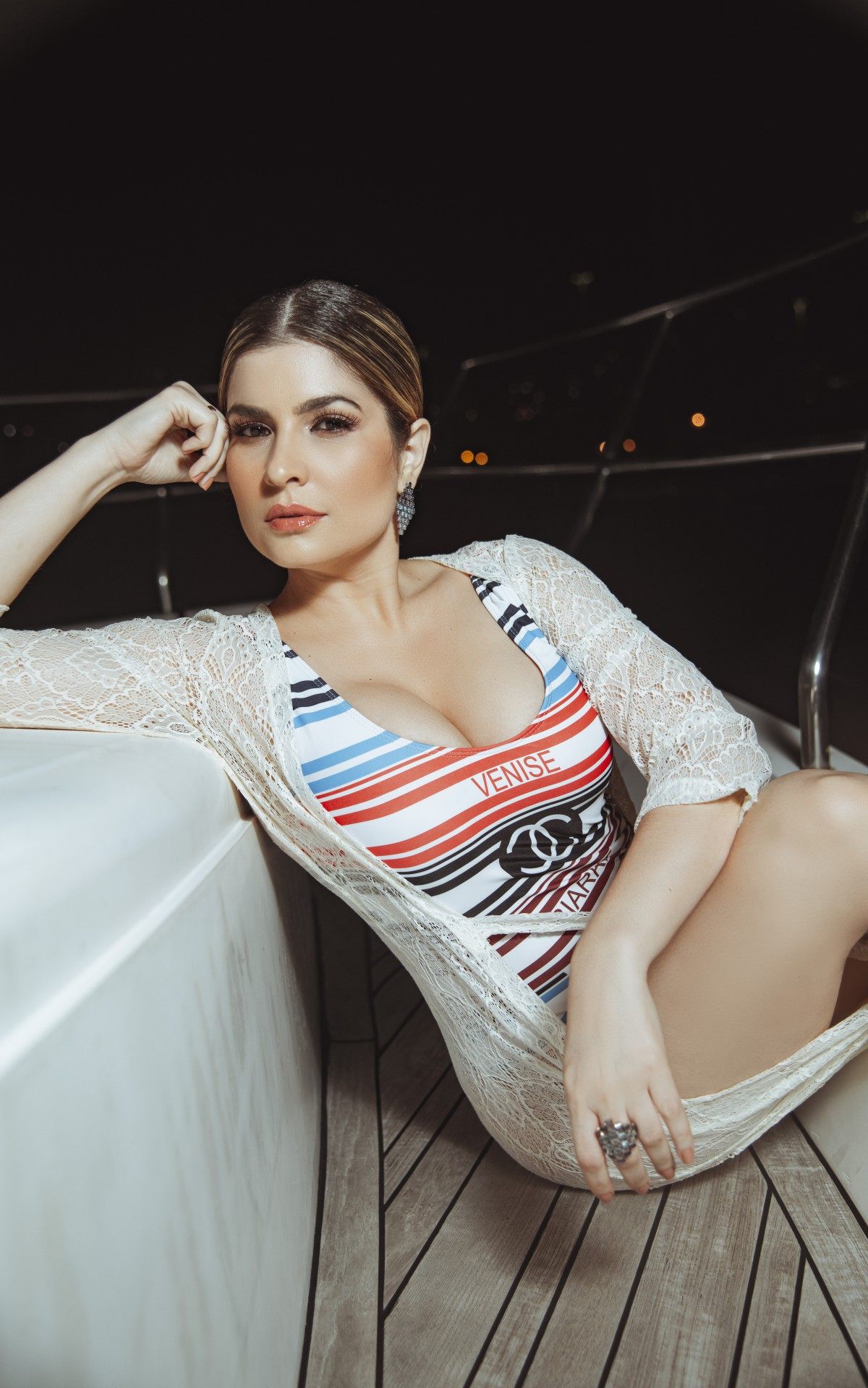 A atriz Claudia Melo