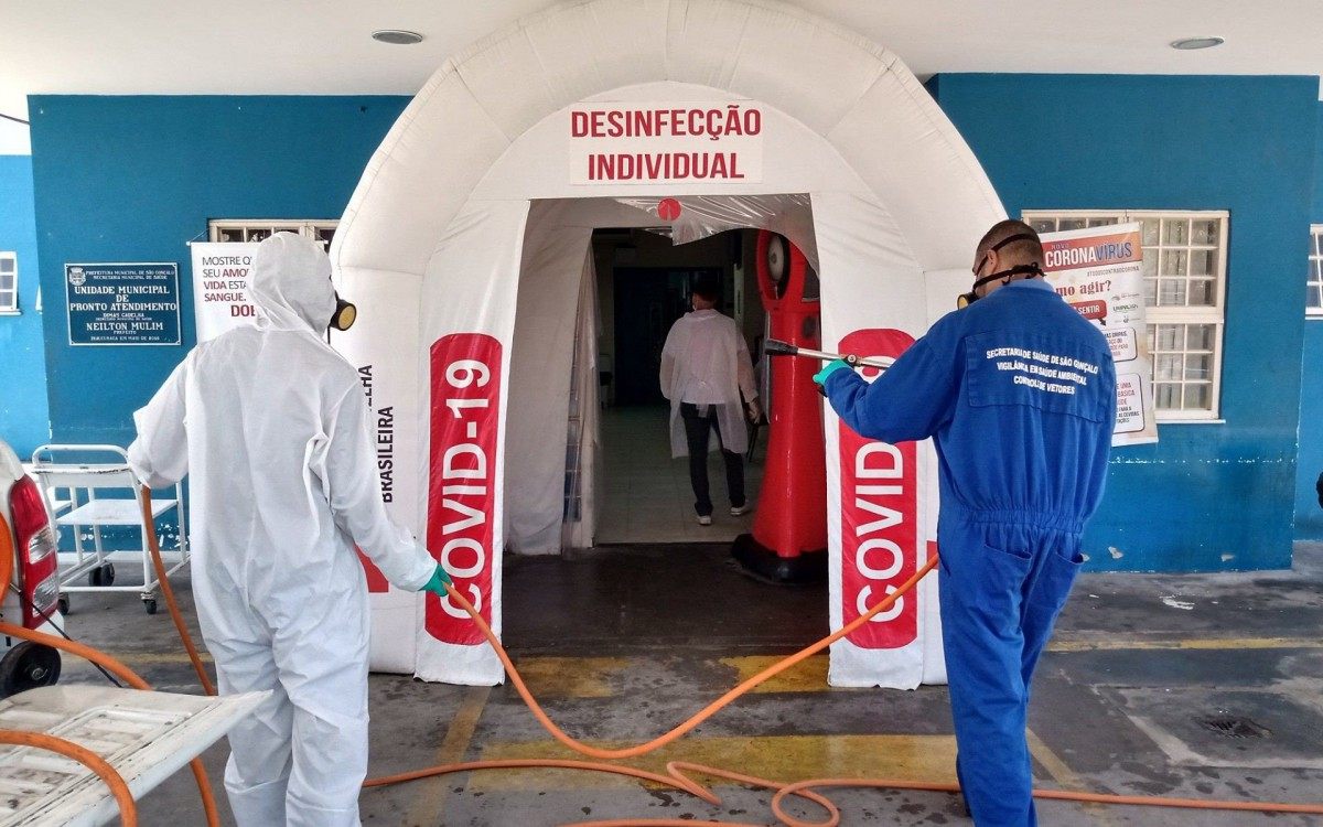 Hoje há 60 doentes hospitalizados na Rede Pública Municipal de Saúde, enquanto 542 se recuperam em quarentena domiciliar - Divulgação