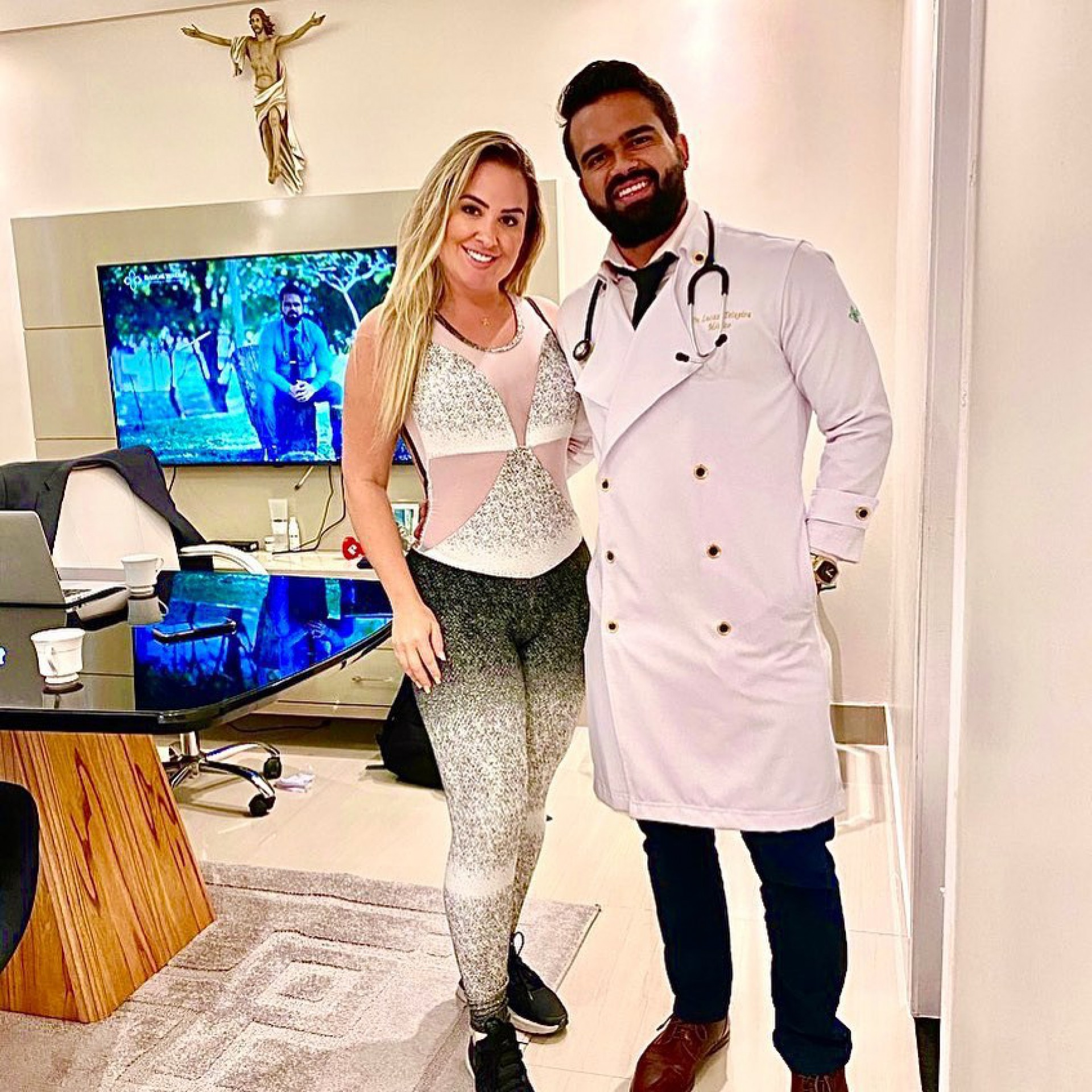 Lucas Teixeira e Patricia Leitte - Reprodução