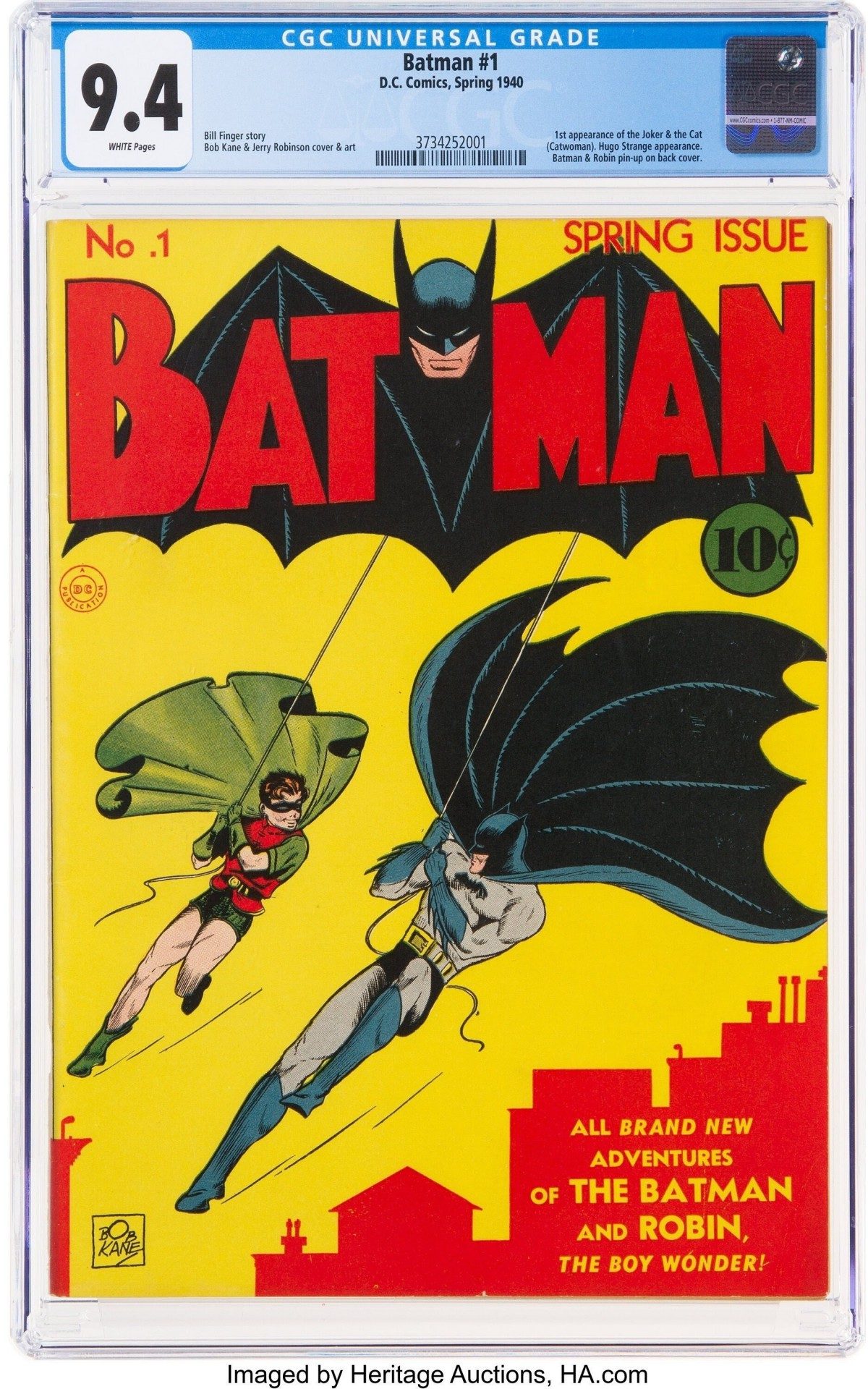 HQ rara do Batman quebra recorde mundial em leilão milionário
 - Heritage Auctions/Divulgação