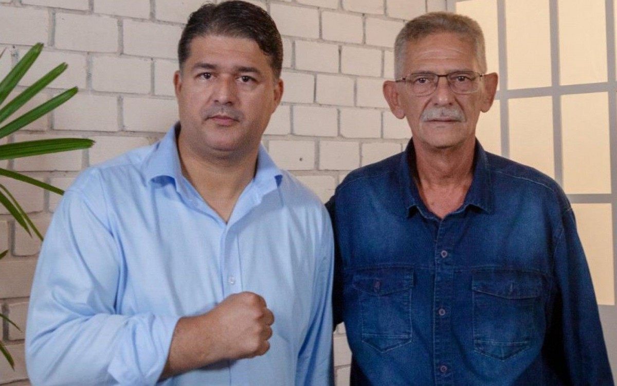 Sales (à esquerda na foto) apoiou Capitão Nelson no segundo turno - Divulgação