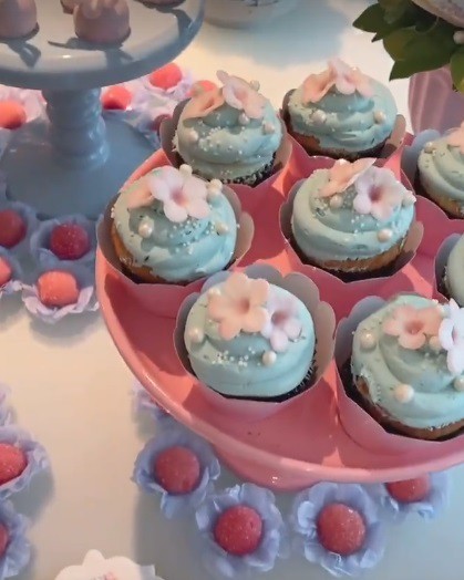 Romana Novais mostra detalhes do mêsversário de Raika - reprodução do instagram