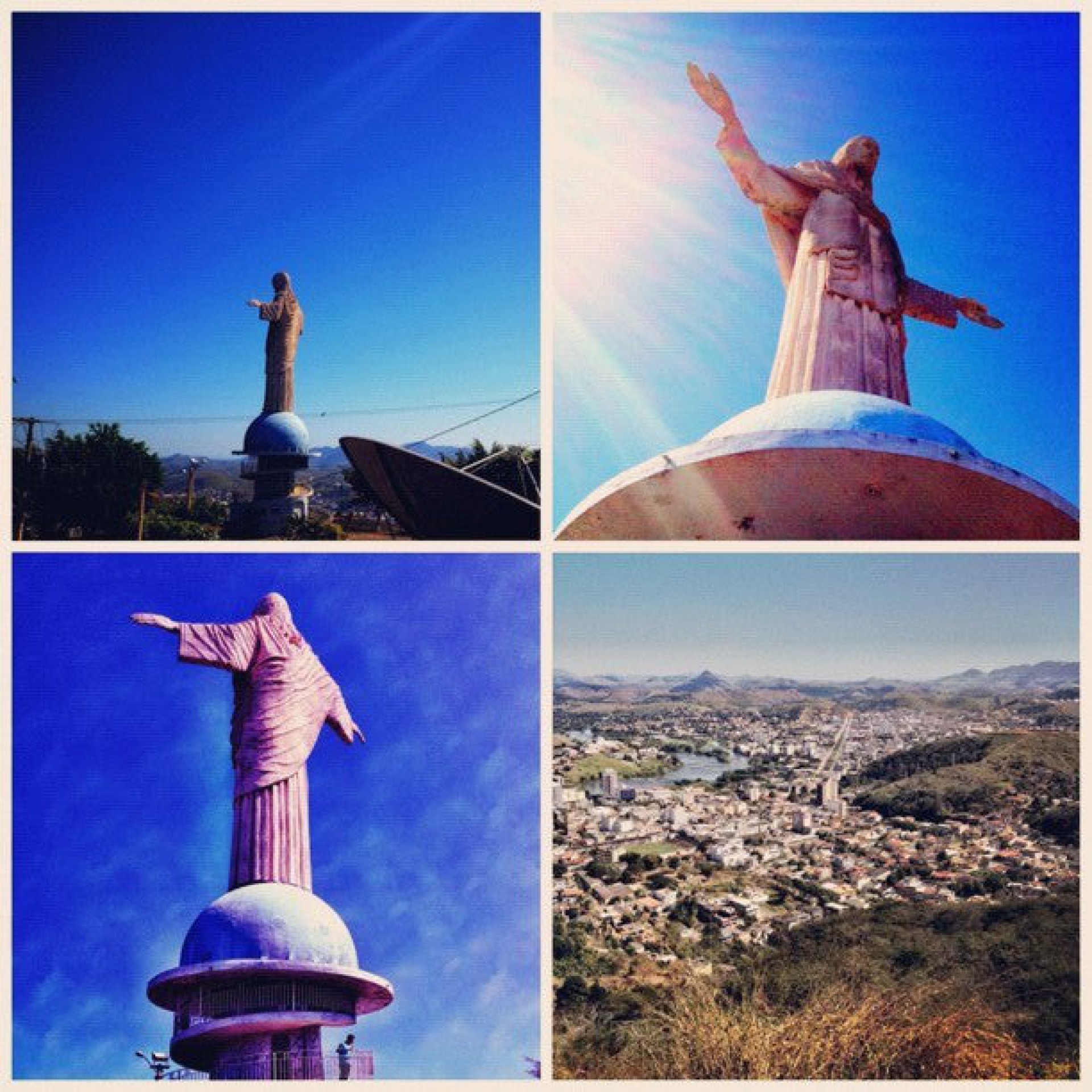 O Cristo de Itaperuna, no Noroeste Fluminense, est&aacute; catalogado no Mapa de Cultura do Estado do Rio de Janeiro. - Foto: reprodu&ccedil;&atilde;o internet