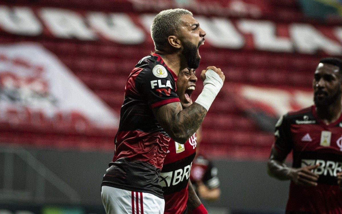 Flamengo venceu o Palmeiras - Alexandre Vidal/Flamengo