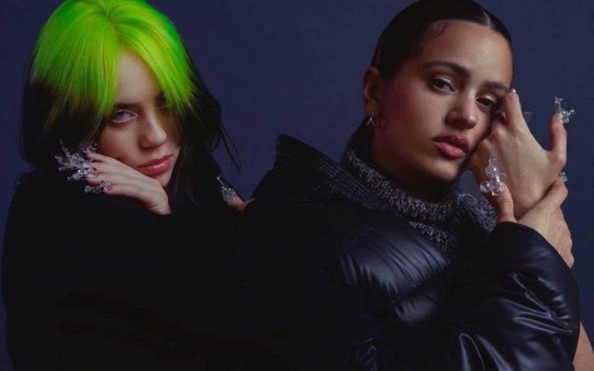 Billie Eilish e Rosalía
- Reprodução