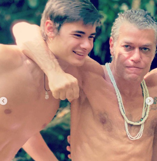 Fábio e o filho João - reprodução do instagram
