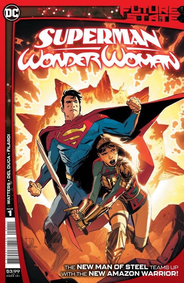 Future State Superman and WonderWoman - Divulgação/DC Comics