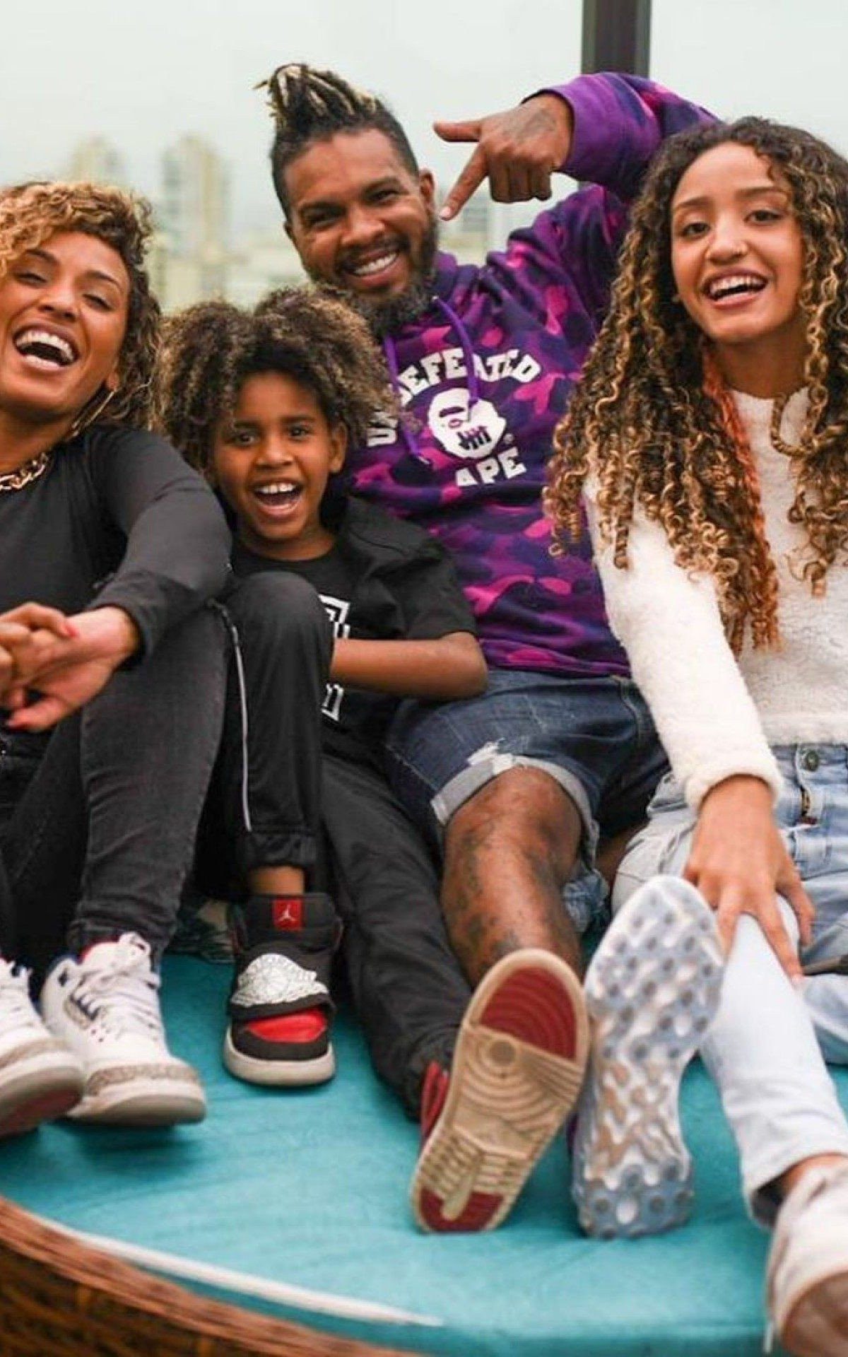 Nanah Damasceno, Rodriguinho e os filhos