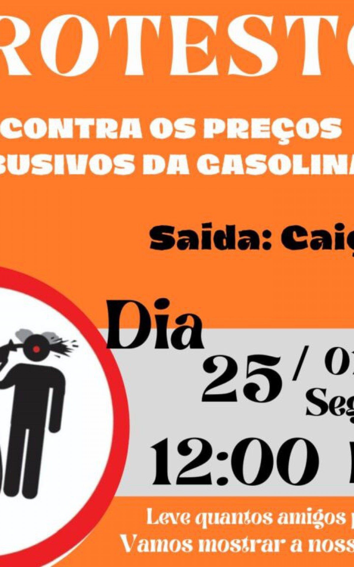 Motociclistas De Itaperuna Farao Protesto Contra Aumento Abusivo De Gasolina Nesta Segunda Feira 25 Itaperuna O Dia