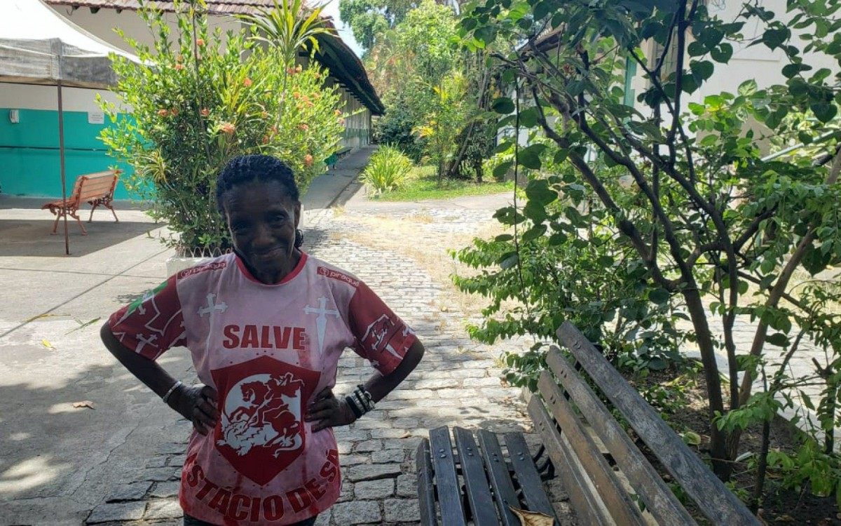 Terezinha da Conceição no Abrigo Cristo Redentor, em Higienópolis