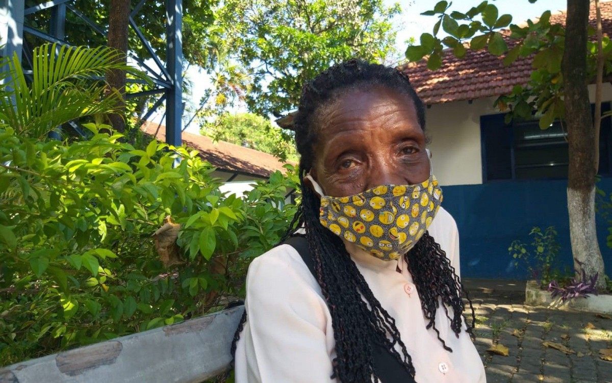 Terezinha da Conceição no Abrigo Cristo Redentor, em Higienópolis