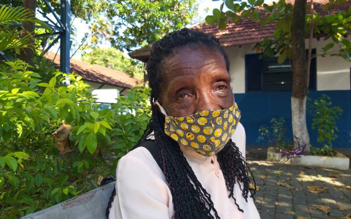Terezinha da Conceição no Abrigo Cristo Redentor, em Higienópolis