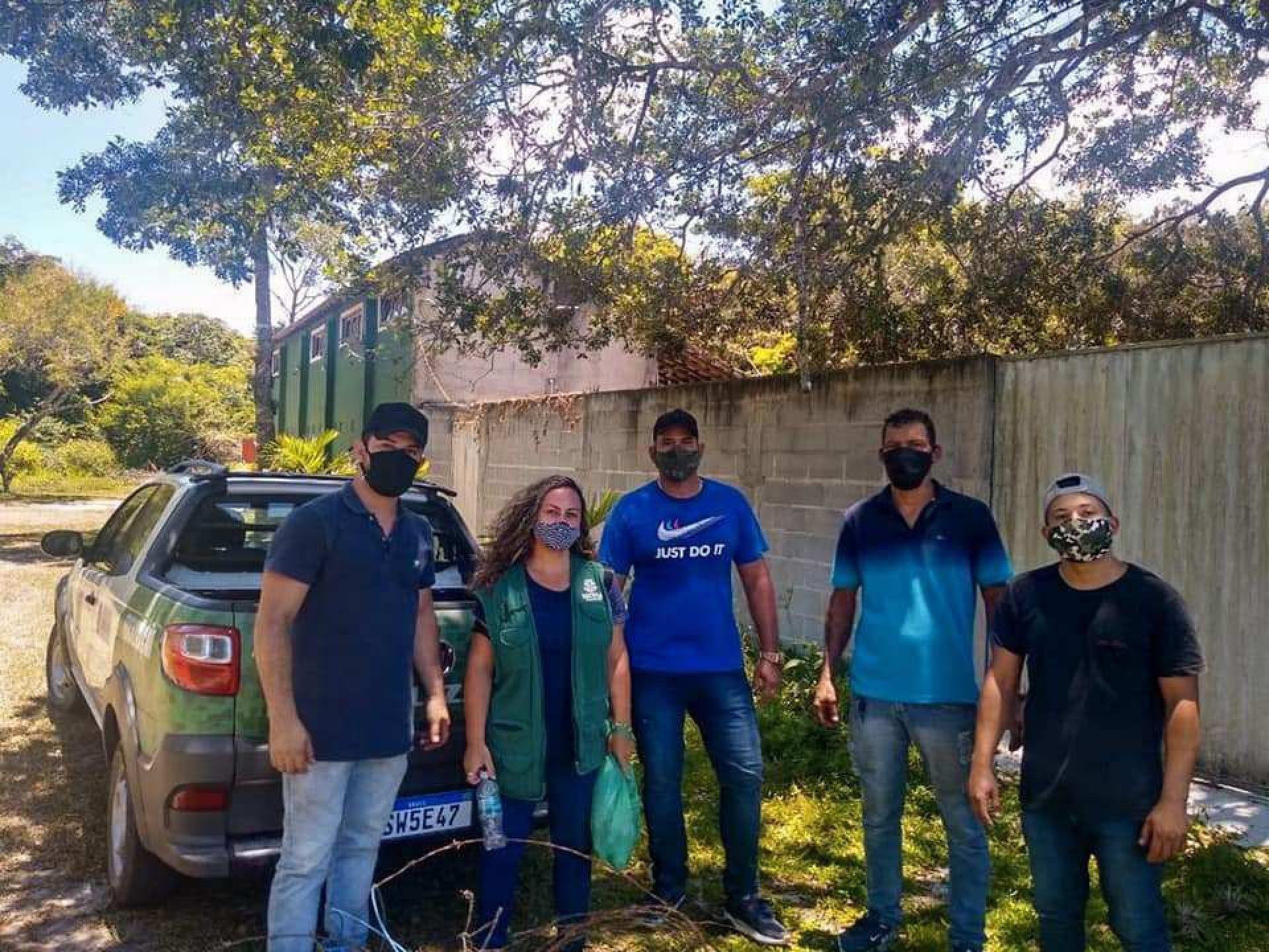 Cerca ilegal é retirada no Parque Municipal Mico Leão Dourado em Tamoios 