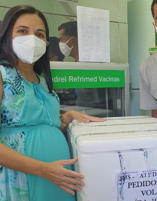 Secretária de Saúde de Paty acompanha processo de vacinação desde a chegada das doses - Divulgação