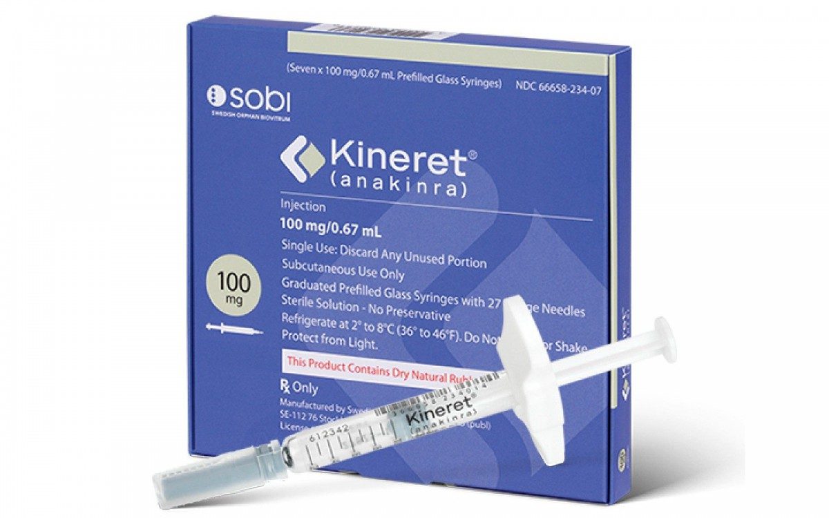 Anakinra foi testado contra covid - Divulgação