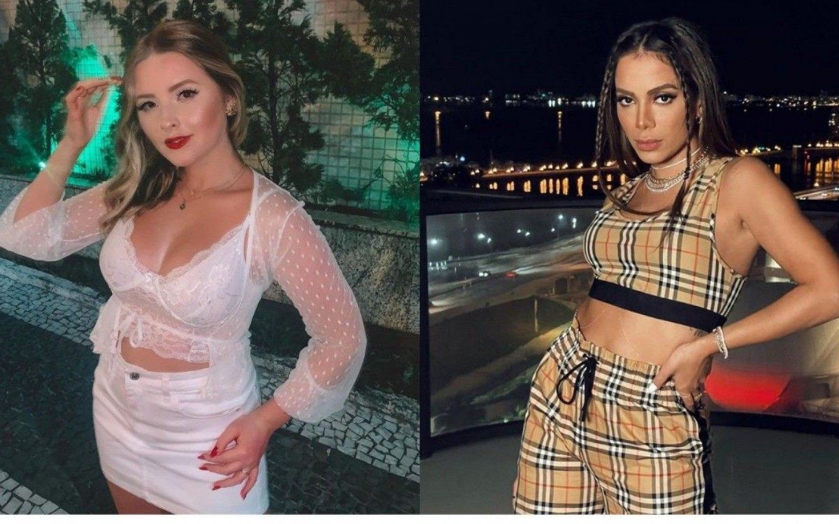 Morgana Santana e Anitta - Reprodução/Montagem