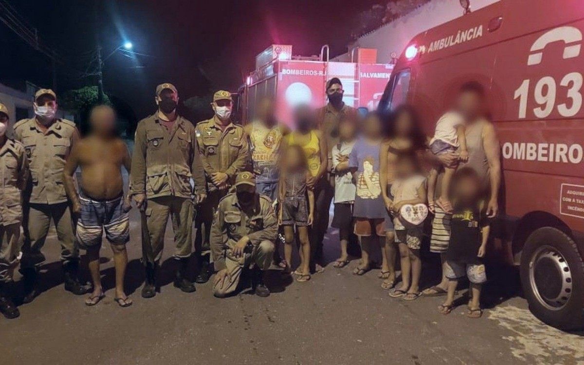 Família não quer se identificar, mas resgate foi realizado com sucesso e todos passam bem, depois do susto
