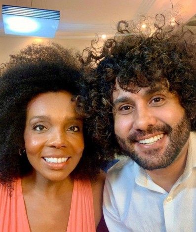 Thelma Assis e Denis Santos - Reprodução